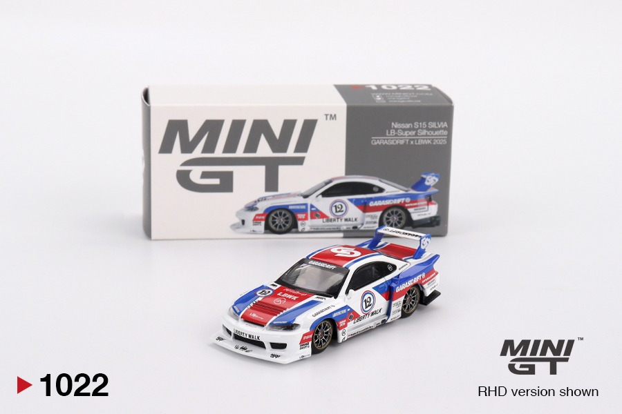 Mini GT 1/64 Nissan LB-Super Silhouette S15 SILVIA GARASIDRIFT x LBWK ...