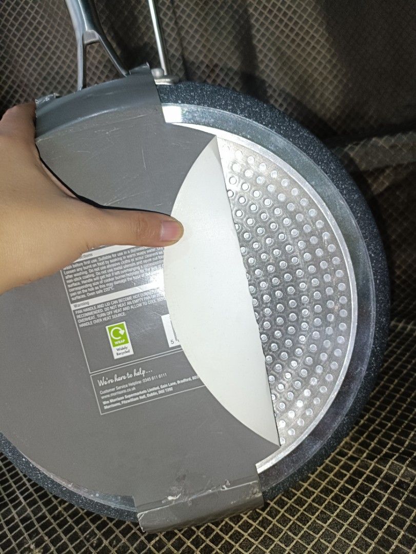 Nutmeg Forged Aluminium Frying Pan (Category: Fryers) located in San Pedro. Submitted by elevens_online_thrift_shop (Listing ID 1415085138, Image 2). Description: brand new without box induction ready 30cm ribbits.