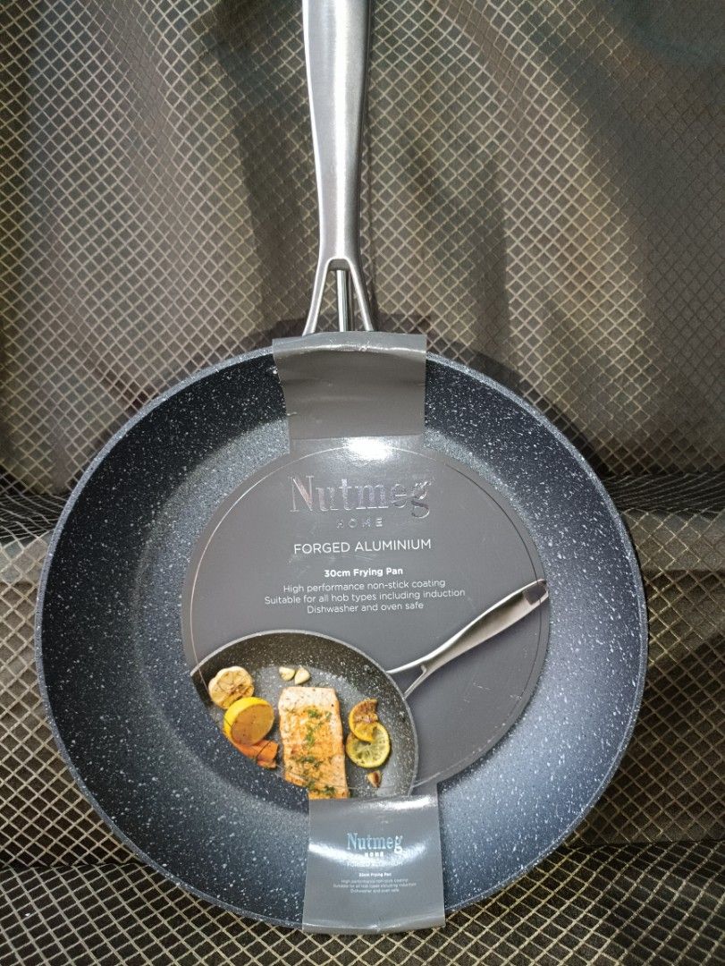 Nutmeg Forged Aluminium Frying Pan (Category: Fryers) located in San Pedro. Submitted by elevens_online_thrift_shop (Listing ID 1415085138, Image 1). Description: brand new without box induction ready 30cm ribbits.