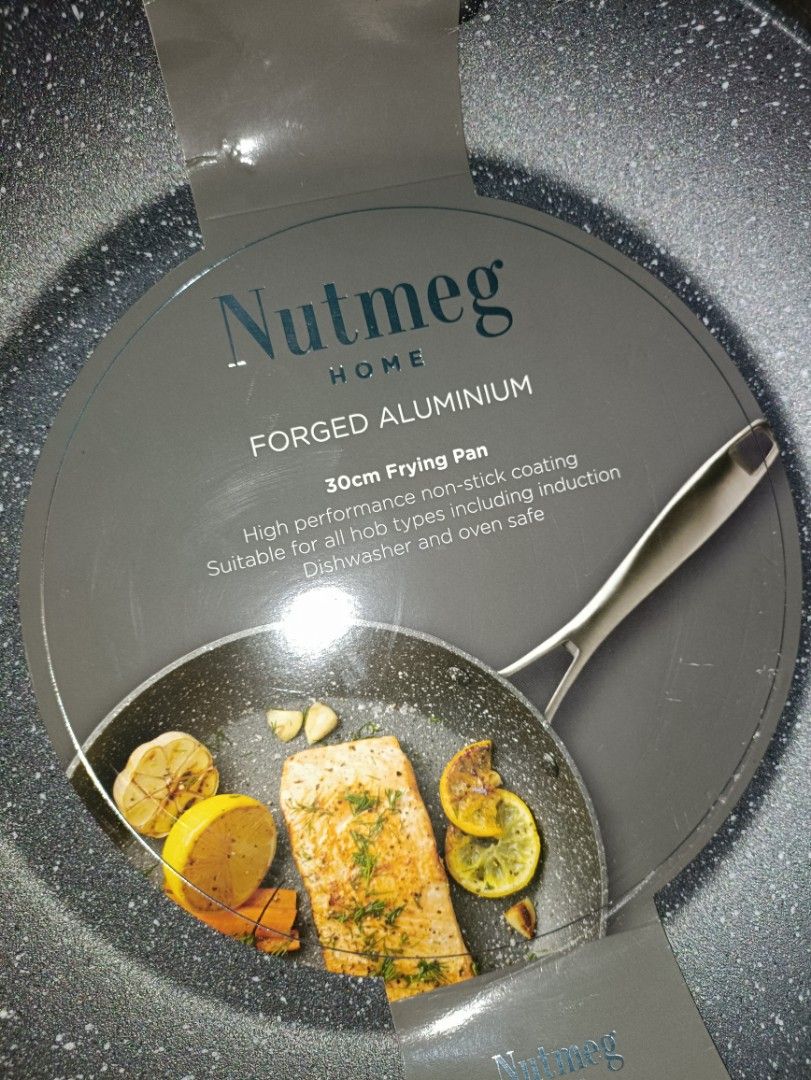 Nutmeg Forged Aluminium Frying Pan (Category: Fryers) located in San Pedro. Submitted by elevens_online_thrift_shop (Listing ID 1415085138, Image 3). Description: brand new without box induction ready 30cm ribbits.