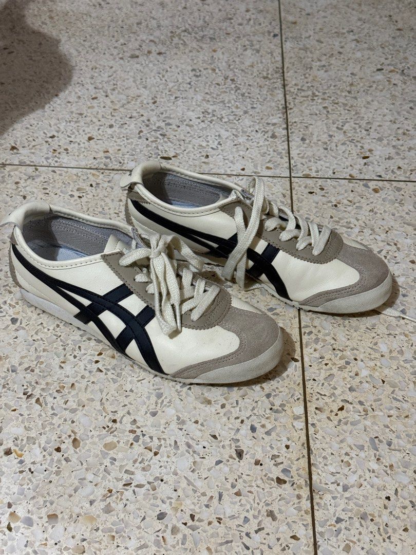 Onitsuka Tiger Mexico 66 Cream Black (Category: Sneakers) located in Quezon City. Submitted by laroux_lo (Listing ID 1415101610, Image 2). Description: Bought in Osaka Japan last March 2025 No Box Barely Used (2-3x only) RFS: Not My Style & Decluttering .