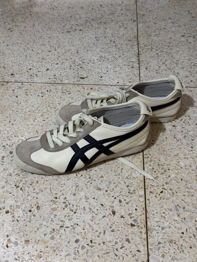 Onitsuka Tiger Mexico 66 Cream Black (Category: Sneakers) located in Quezon City. Submitted by laroux_lo (Listing ID 1415101610, Image 3). Description: Bought in Osaka Japan last March 2025 No Box Barely Used (2-3x only) RFS: Not My Style & Decluttering .
