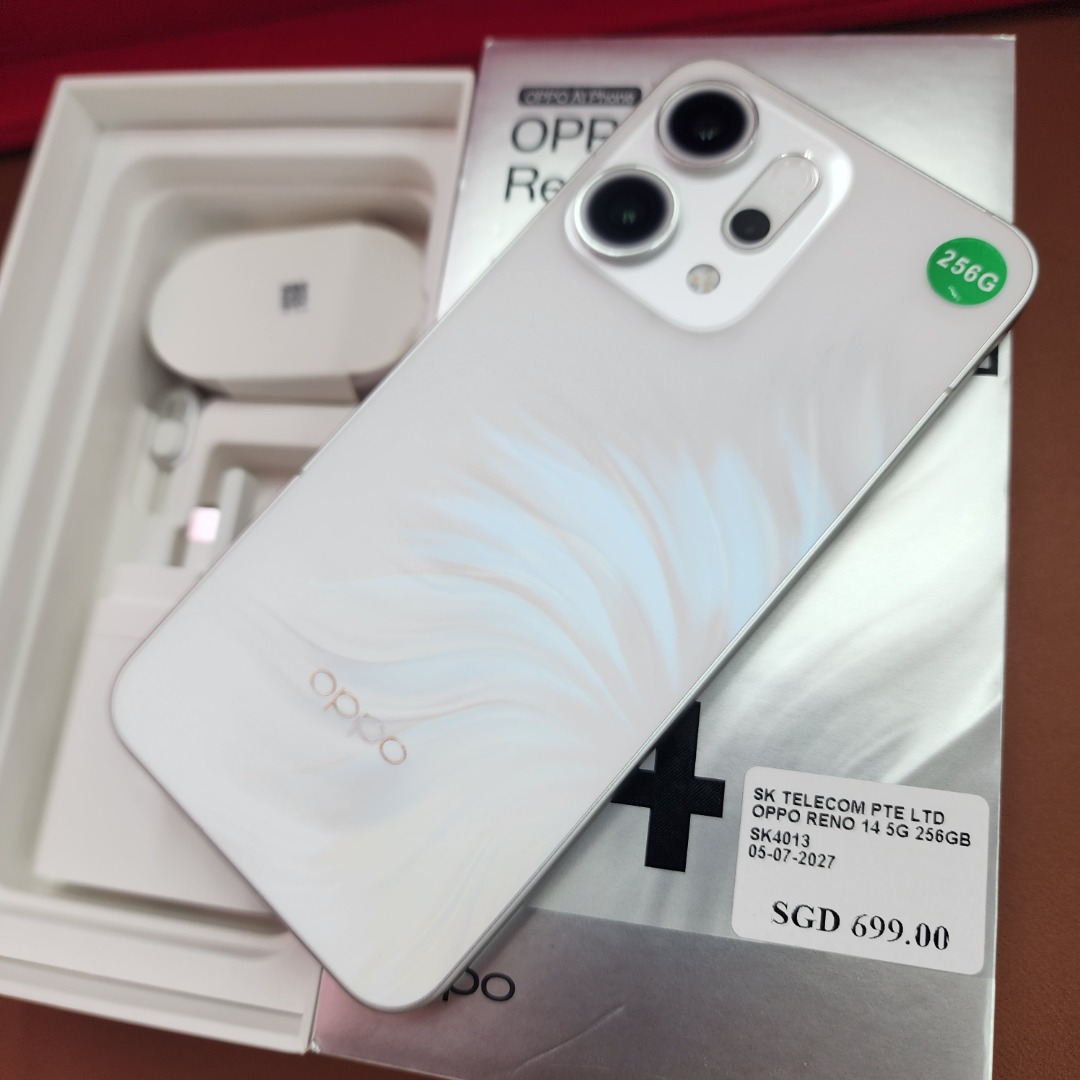 Oppo Reno 14 5G Opal White 256GB, Mobile Phones & Gadgets, Mobile ...