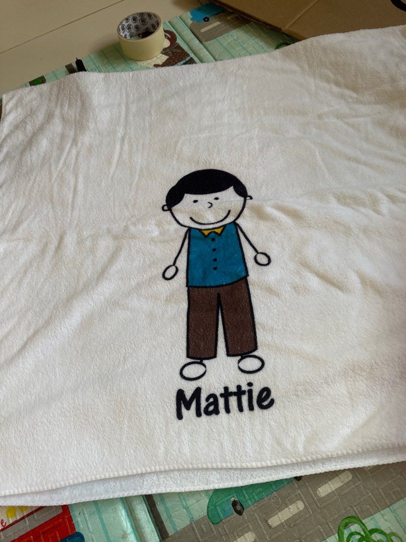 Personalized Baby Blanket - Mattie (Category: Bedding & Towels) located in Baguio. Submitted by ailaysabel (Listing ID 1415126154, Image 1). Description: .