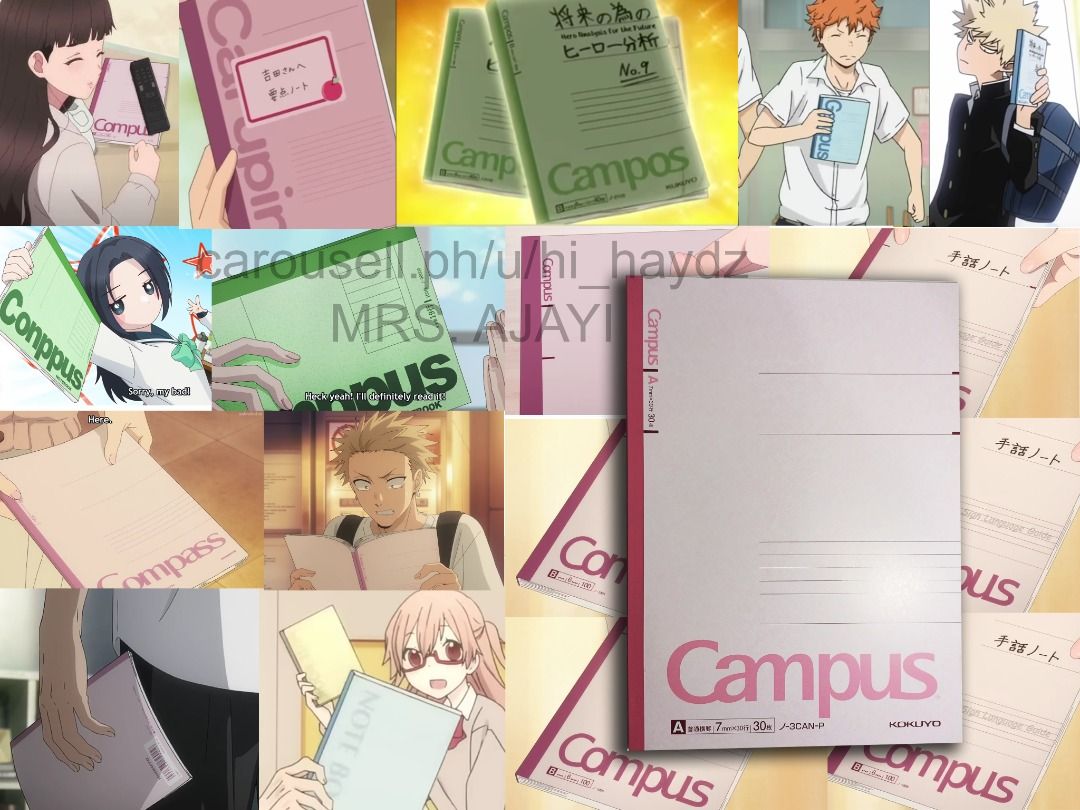 PINK Kokuyo Campus Notebook A Ruled 30 pages, Hobbies & Toys ...