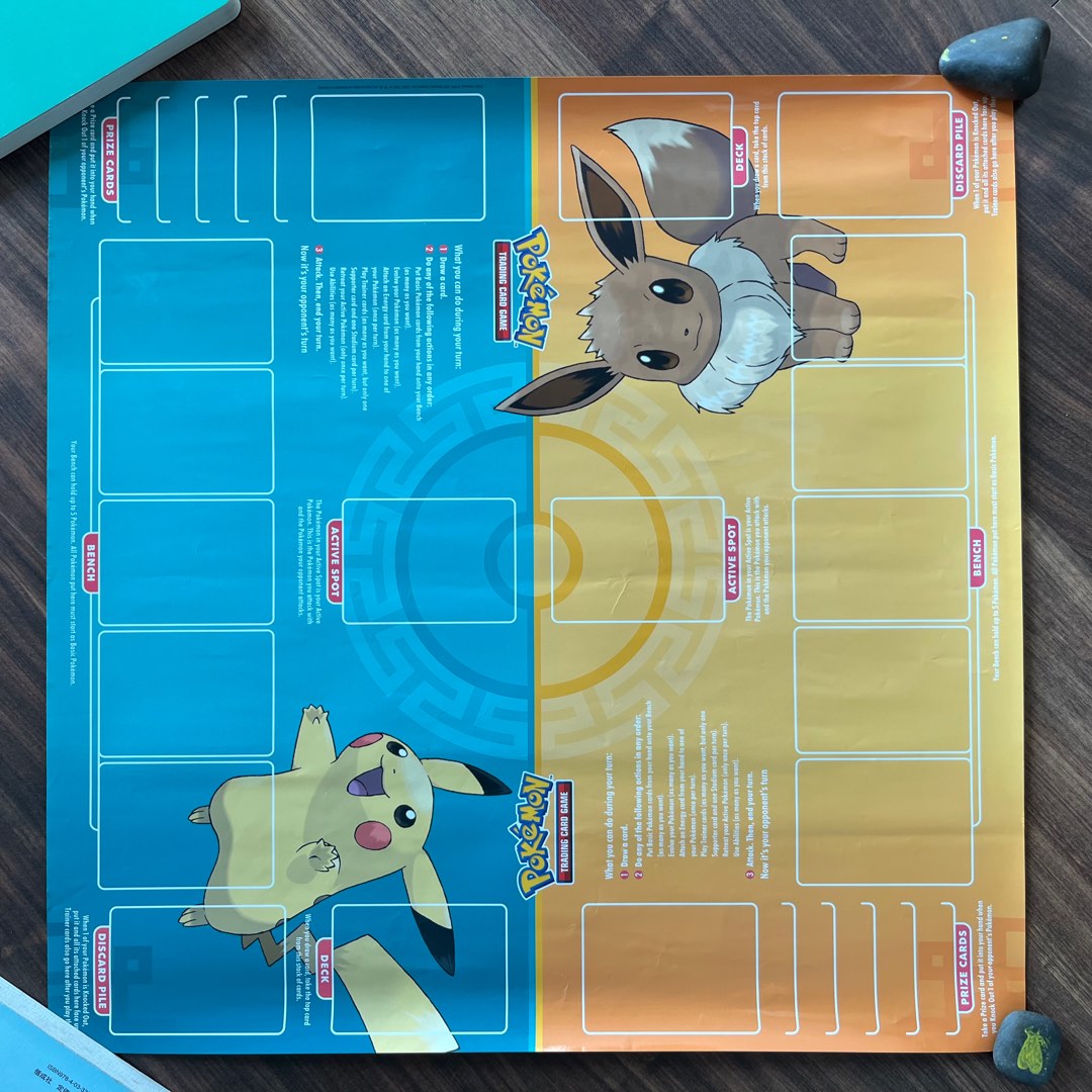 Pokemon TCG Playmat Pikachu Eevee Hobbies Toys Toys Games On Pokemon TCG Playmat Pikachu Eevee Hobbies Toys Toys Games On