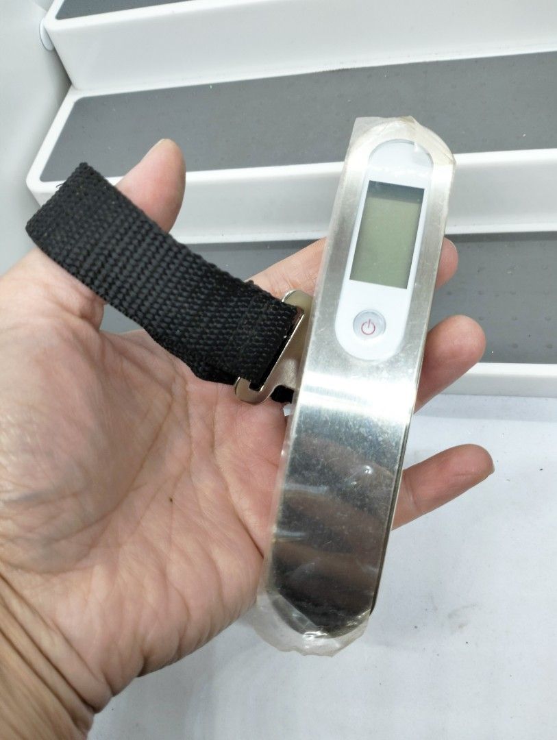 Portable Luggage Travel Scale with LCD (Category: Health Monitors & Weighing Scales) located in Mankayan. Submitted by toys_of_yesteryear (Listing ID 1415150718, Image 1). Description: 📌Loc. Baguio Imported surplus item. NEW/Unused. Uses CR2032 battery (Not included) size: see photo Courier: J&T Payment: G-cash note: shipping is done on the following day after receipt of payment ( except on holidays or my typhoon).