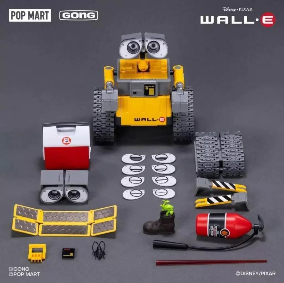 💥Gong Studio Disney Wall-E (Category: Designer & Blind Box Toys) located in Rizal. Submitted by project.m.toys (Listing ID 1415149354, Image 1). Description: 🤖💛 Everyone's favorite little robot is finally here! Gong Studio Pop Mart Disney Wall-E 💰 ₱2,800 Bring home the adorable robot that captured millions of hearts. With premium sculpting and incredible details, this collectible is a must-have for Disney and Pop Mart fans. ✅ On-hand ✅ Same-d