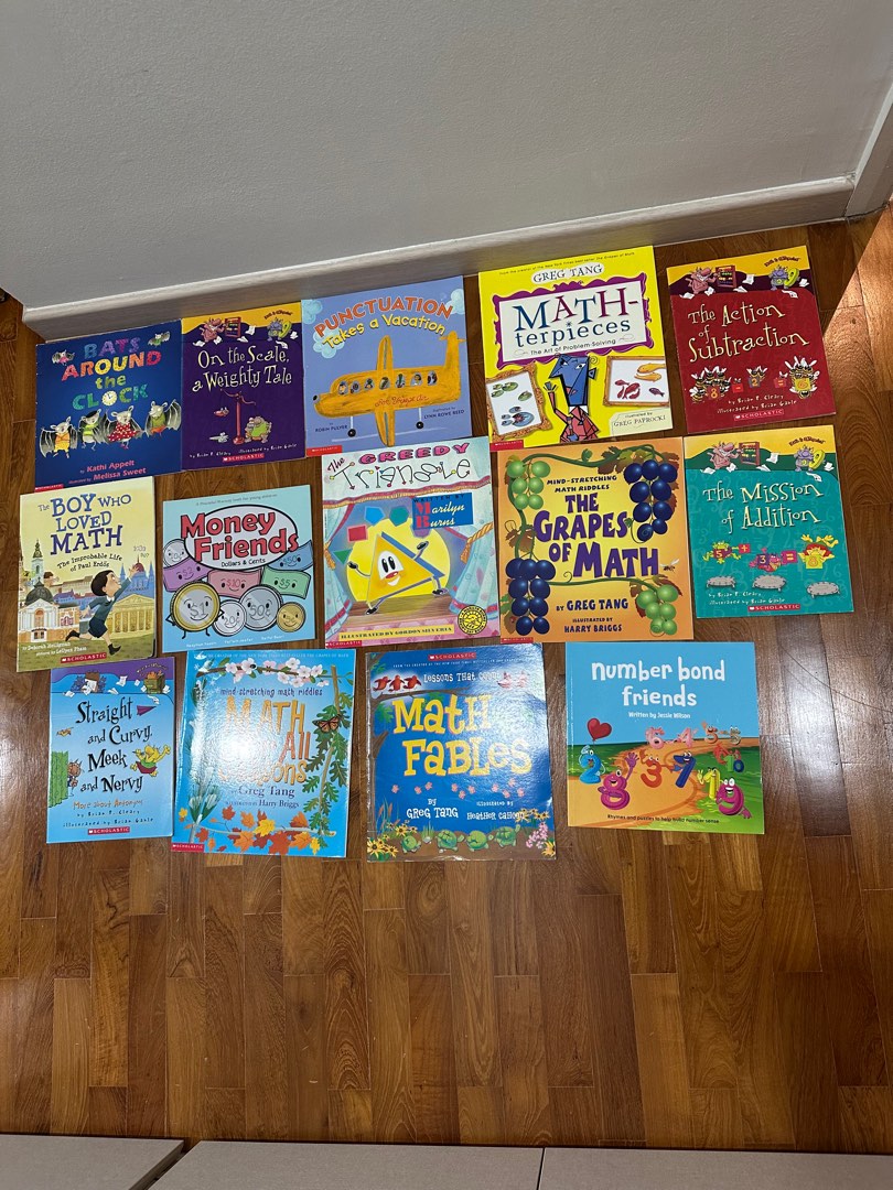 Set of 15 Bundle : Math Picture Books - Greg Tang, Scholastic, Hobbies ...
