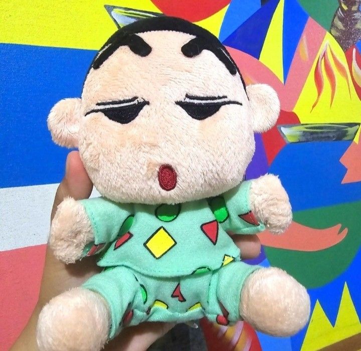 shin Chan in pajama toy (Category: Plushies & Soft Toys) located in Manila. Submitted by rainbowglittersv87 (Listing ID 1415136592, Image 1). Description: .