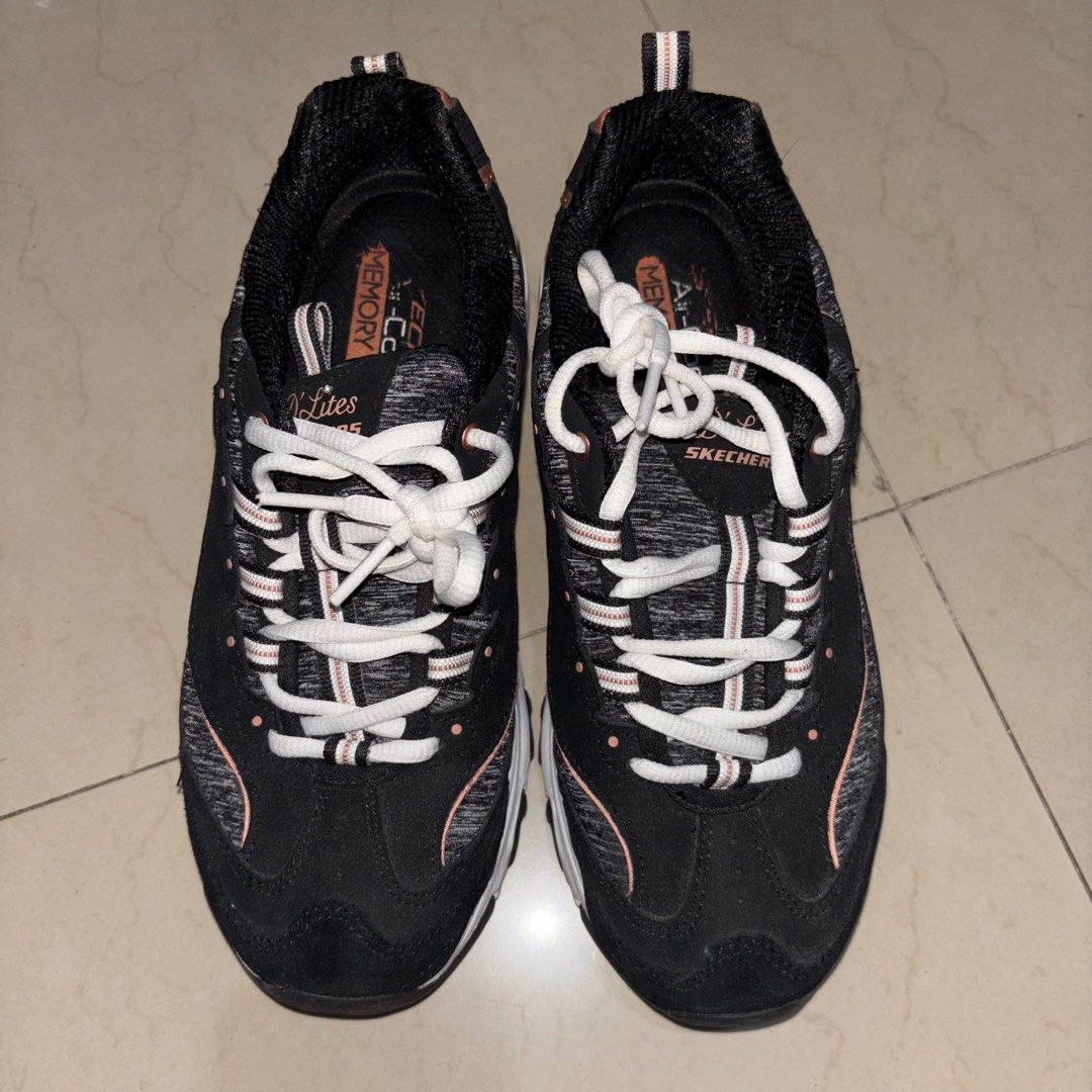 Skechers D'Lites Memory Foam Sneakers (Category: Sneakers) located in Manila. Submitted by ajllrn (Listing ID 1415157470, Image 1). Description: Used only twice.