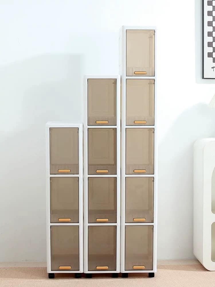 Slim cabinet storage organizer (Category: Storage Boxes & Baskets) located in Manila. Submitted by yzlshop (Listing ID 1415094526, Image 1). Description: Cabinet Organizer 3Layer-850 4Layer-989 5Layer-1200.