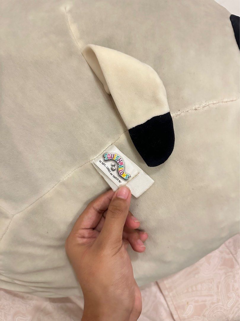 Squishmallows Cow Plush (Category: Plushies & Soft Toys) located in Quezon City. Submitted by rekindlewear.ph (Listing ID 1415128383, Image 3). Description: - Needs to be washed - Large size - Got it from S&R a few years back 📍Fairview, QC.