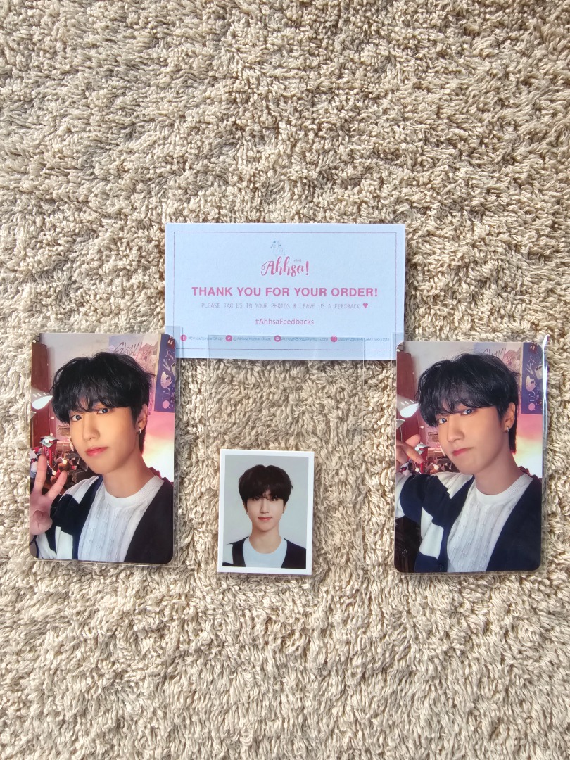 STRAY KIDS HAN JISUNG PHOTO CARD SET + ID PHOTO OFFICIAL FANCLUB STAY ...
