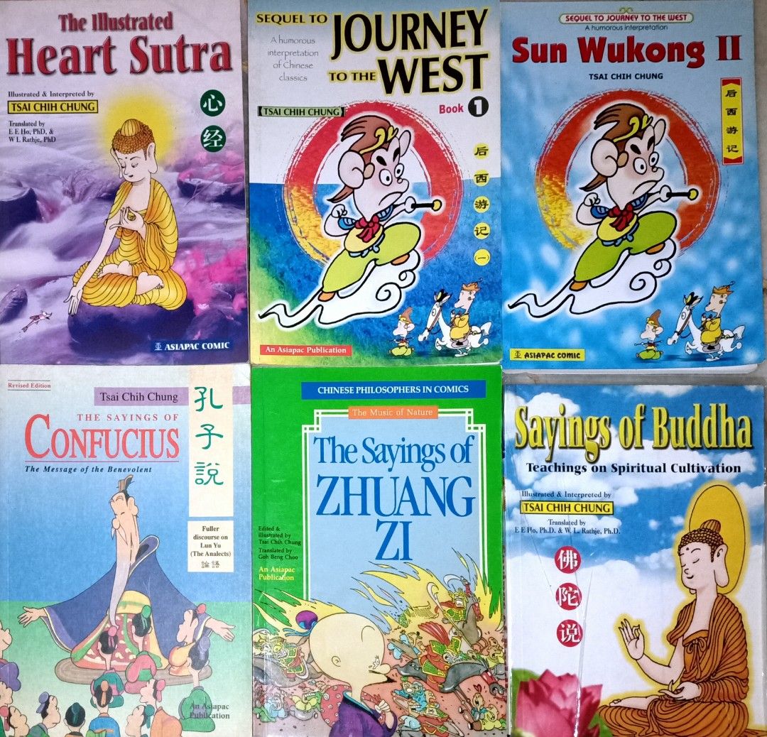Tsai Chih Chung Comic Books - Journey to the West, Heart Sutra free ...