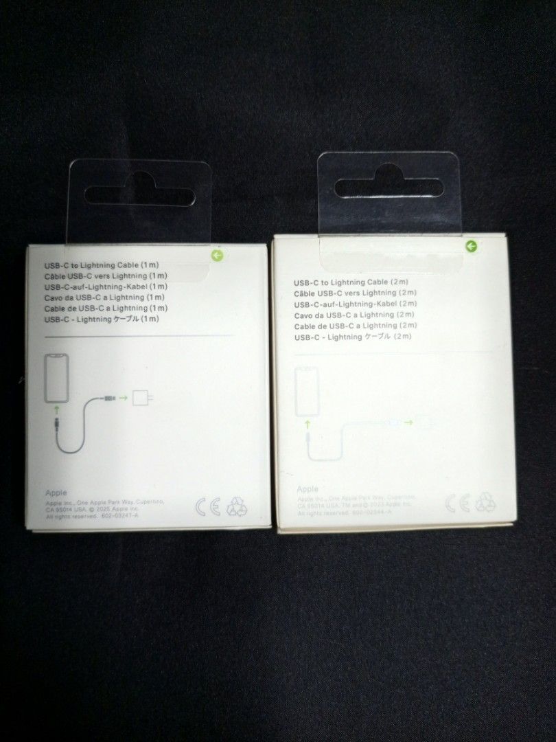 USB-C To Lightning Cable (Category: Chargers & Cables) located in Manila. Submitted by nhh_accessories (Listing ID 1415106099, Image 2). Description: - USB-C to Lightning Cable - Available lengths: 1 meter and 2 meters - Brand new - Sealed in box - Perfect for iPhone and iPad charging.
