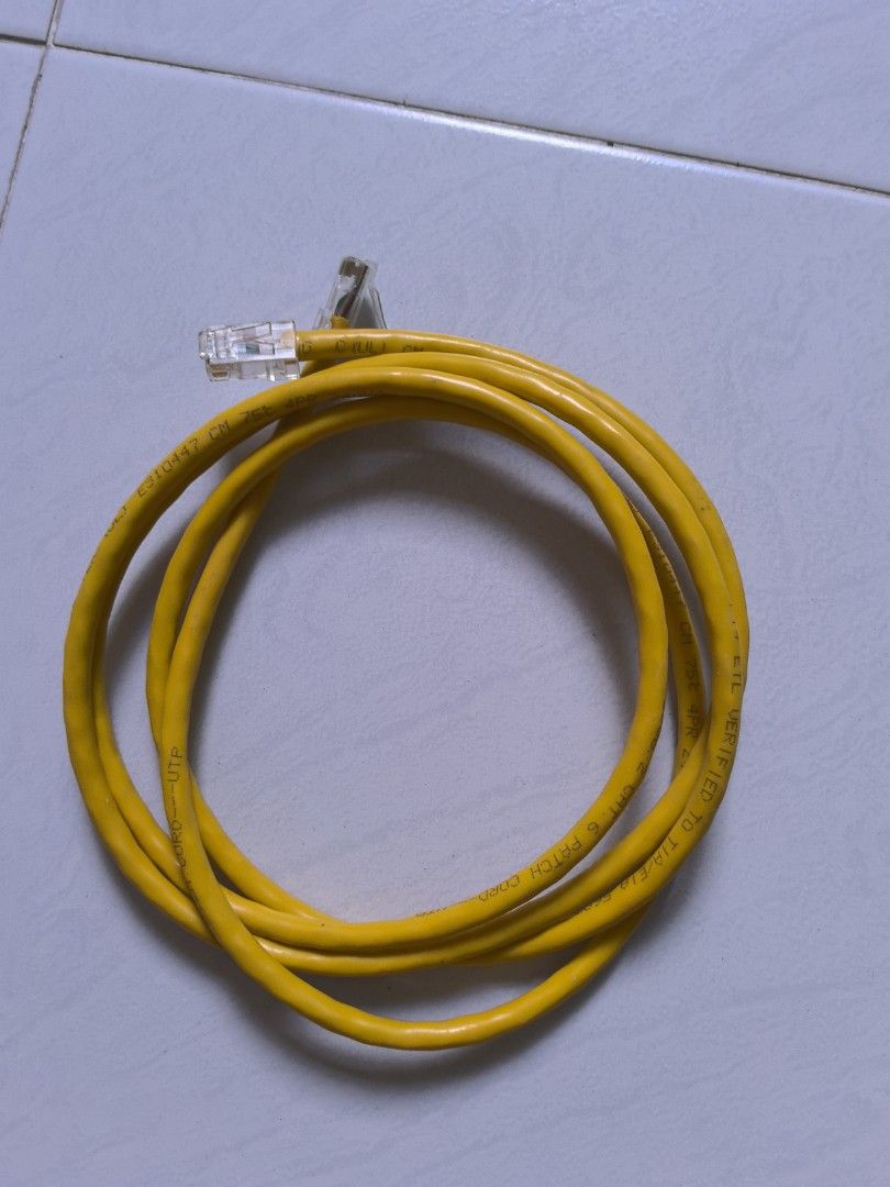 Yellow Ethernet Cable65561372211841110