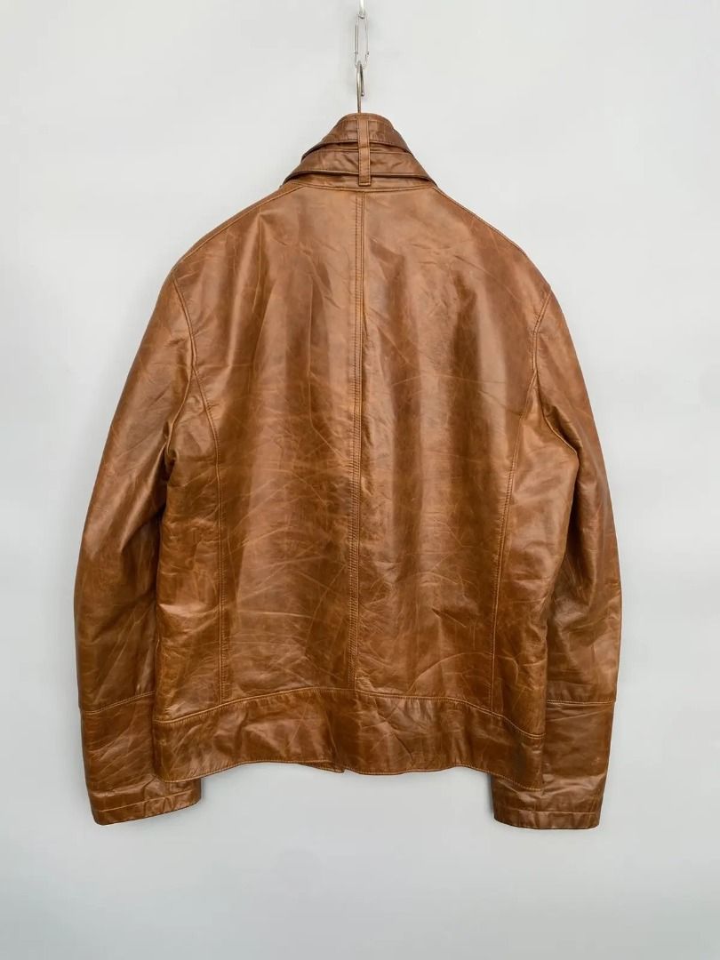 2000’s- Tornado Mart- Horsehide Cognac Leather Jacket (Category: Coats, Jackets and Outerwear) located in Baguio. Submitted by thecollector2600 (Listing ID 1415351805, Image 2). Description: Made of Horsehide materials In good condition No issues Size M pit to pit-20" length 25".