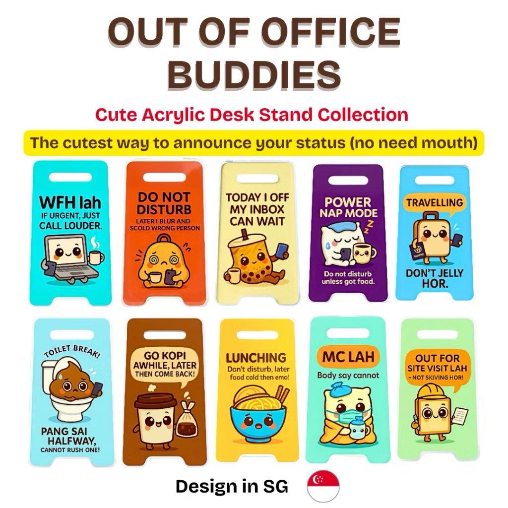 (⚡️ 🇸🇬 FAST & TRUSTED DELIVERY 🇸🇬 ⚡️) [SG Seller] Acrylic Desk Stand ...