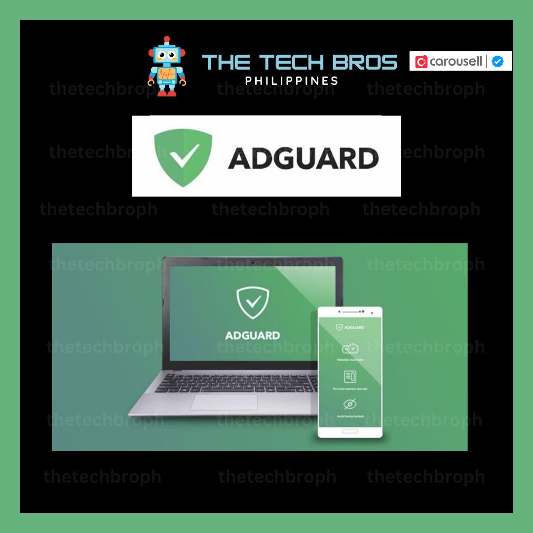 ⭐Adguard VPN - Official Code Redemption Gift Cards⭐️[Thetechbroph] (Category: Software) located in Manila. Submitted by thegamebroph (Listing ID 1415317862, Image 2). Description: 🔥 PRODUCT DESCRIPTION🔥 ✅ 100% Authentic Purchased from ADGUARD itself! ✅ 100% No banned as it is Authentic and Original ✅ Activate on Own Account! ✅ Global Activation & Download from ADGUARD Website ✅ Devices: PC, Android, Mac, IOS ✅ Not required to change any info, o