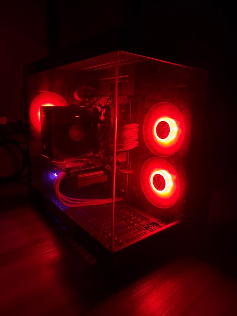 AMD Ryzen 7 5700X + RTX 3060 Ti Gaming PC | 32GB RAM | 512GB NVMe | FULL PC SET INCLUDING MONITOR+ACCESSORIES