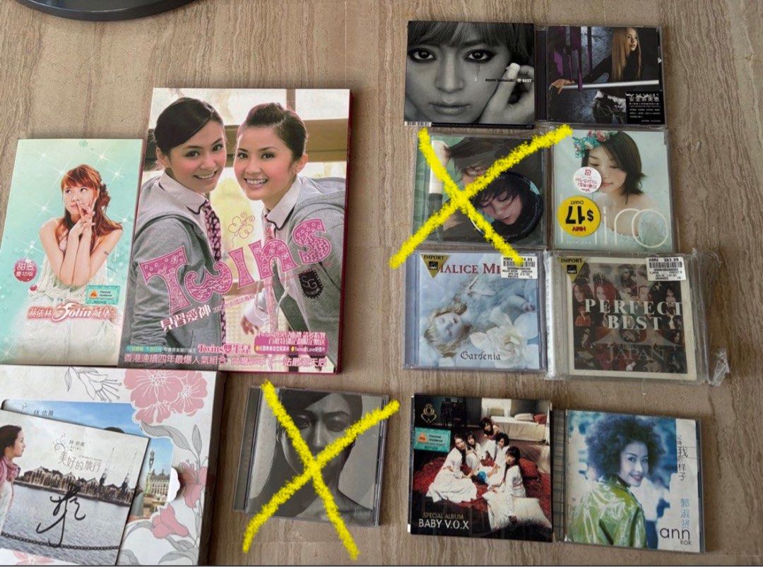 Assorted CDs (Category: CDs & DVDs) located in Singapore. Submitted by judeluo (Listing ID 1320646298, Image 1). Description: PM me for offers.