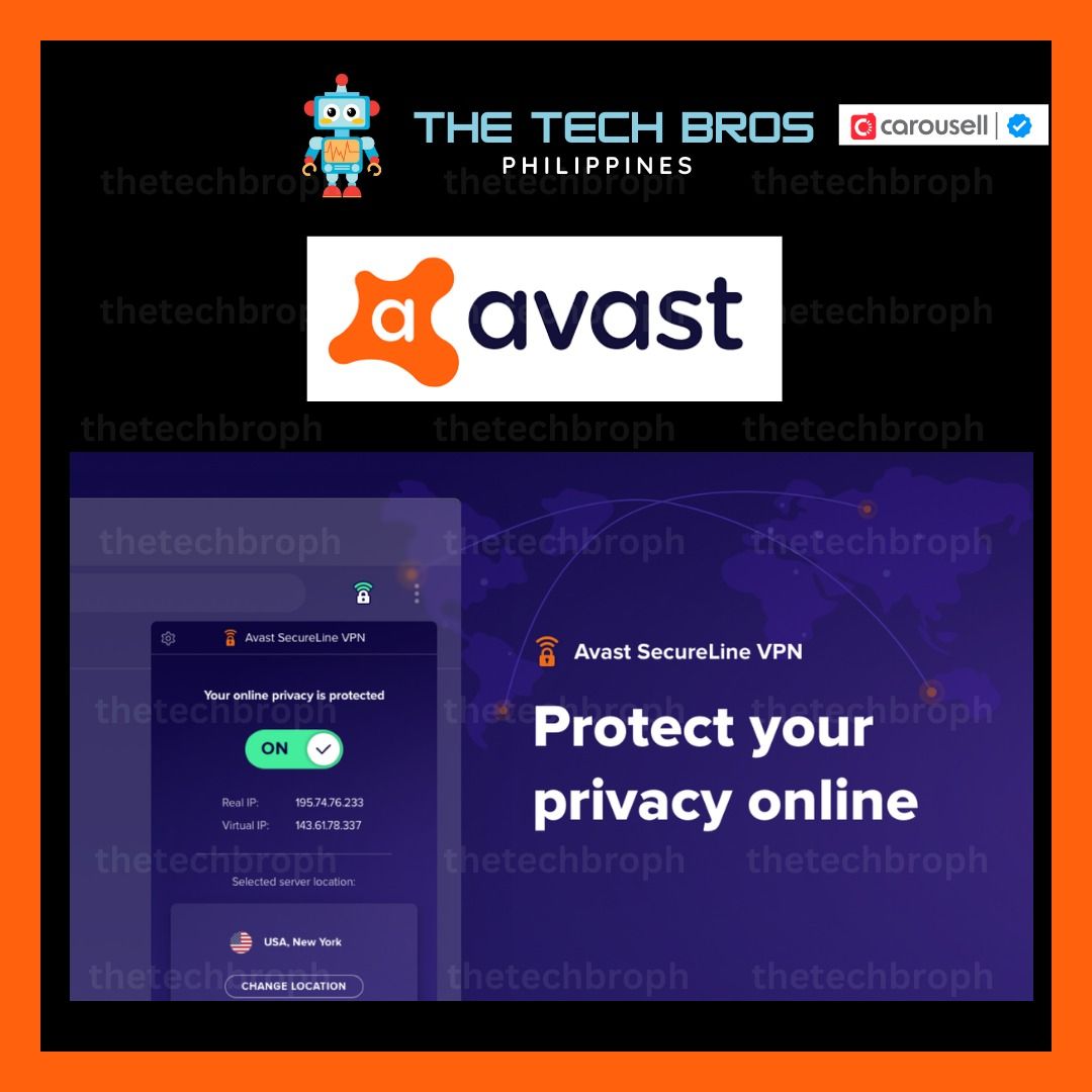 ⭐Avast Secureline VPN - Official Code Redemption Gift Cards⭐️[Thetechbroph] (Category: Software) located in Manila. Submitted by thegamebroph (Listing ID 1415298890, Image 3). Description: 🔥 PRODUCT DESCRIPTION🔥 ✅ 100% Authentic Purchased from Avast itself! ✅ 100% No banned as it is Authentic and Original ✅ Activate on Own Account! ✅ Global Activation & Download from Avast Website ✅ Devices: PC, Android, Mac, IOS ✅ Not required to change any in