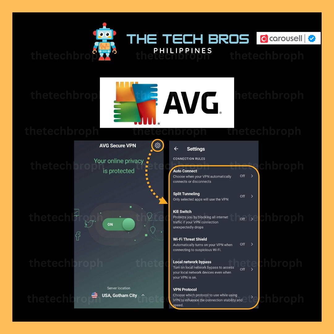 ⭐AVG Secure VPN - Official Code Redemption Gift Cards⭐️[Thetechbroph] (Category: Software) located in Manila. Submitted by thegamebroph (Listing ID 1415297992, Image 3). Description: 🔥 PRODUCT DESCRIPTION🔥 ✅ 100% Authentic Purchased from AVG itself! ✅ 100% No banned as it is Authentic and Original ✅ Activate on Own Account! ✅ Global Activation & Download from AVG Website ✅ Devices: PC, Android, Mac, IOS ✅ Not required to change any info, one-ti