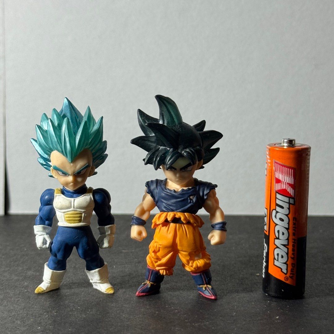 Bandai Japan Dragon Ball Adverge Volume 11 Ultra Instinct Sign Son Goku & Super Saiyan Blue Vegeta Mini Figure (Category: Figurines & Statues) located in Angeles City. Submitted by blacksheepshop (Listing ID 1415317099, Image 1). Description: -No foot support -No markings -100% Authentic .
