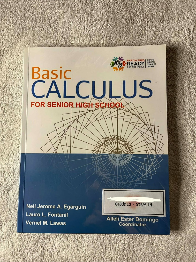 Basic Calculus for Senior High School by Egarguin et al., Hobbies ...