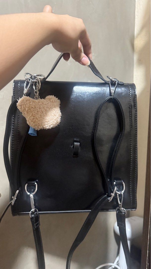 Belladonna Black Backpack (Orig price 1800) (Category: Backpacks) located in Tarlac. Submitted by krystlsln25 (Listing ID 1415404813, Image 2). Description: - Belladonna Black Backpack - Only used once - Excellent condition -Rfs: I want bigger bag -Gcash payment only!!.