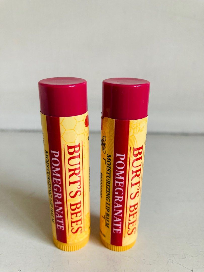 Burt’s Bees Pomegranate Lip Balm (Category: Makeup) located in Manila. Submitted by daddythrifter (Listing ID 1415250018, Image 1). Description: Brand new & sealed 2 for 350 Size: 4.25 g.