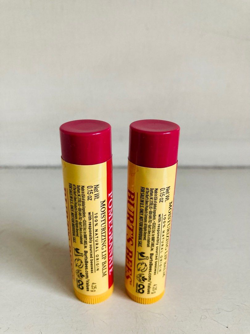 Burt’s Bees Pomegranate Lip Balm (Category: Makeup) located in Manila. Submitted by daddythrifter (Listing ID 1415250018, Image 3). Description: Brand new & sealed 2 for 350 Size: 4.25 g.