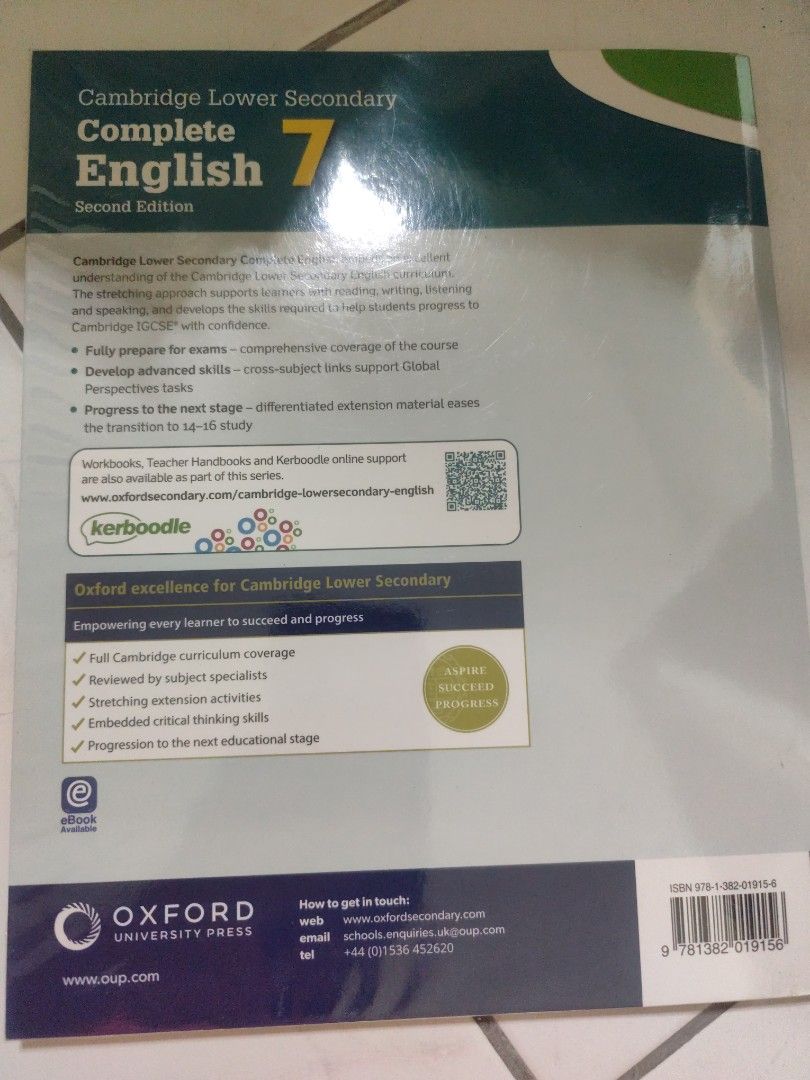 Cambridge Complete English 7 (Second Edition), Hobbies & Toys, Books ...