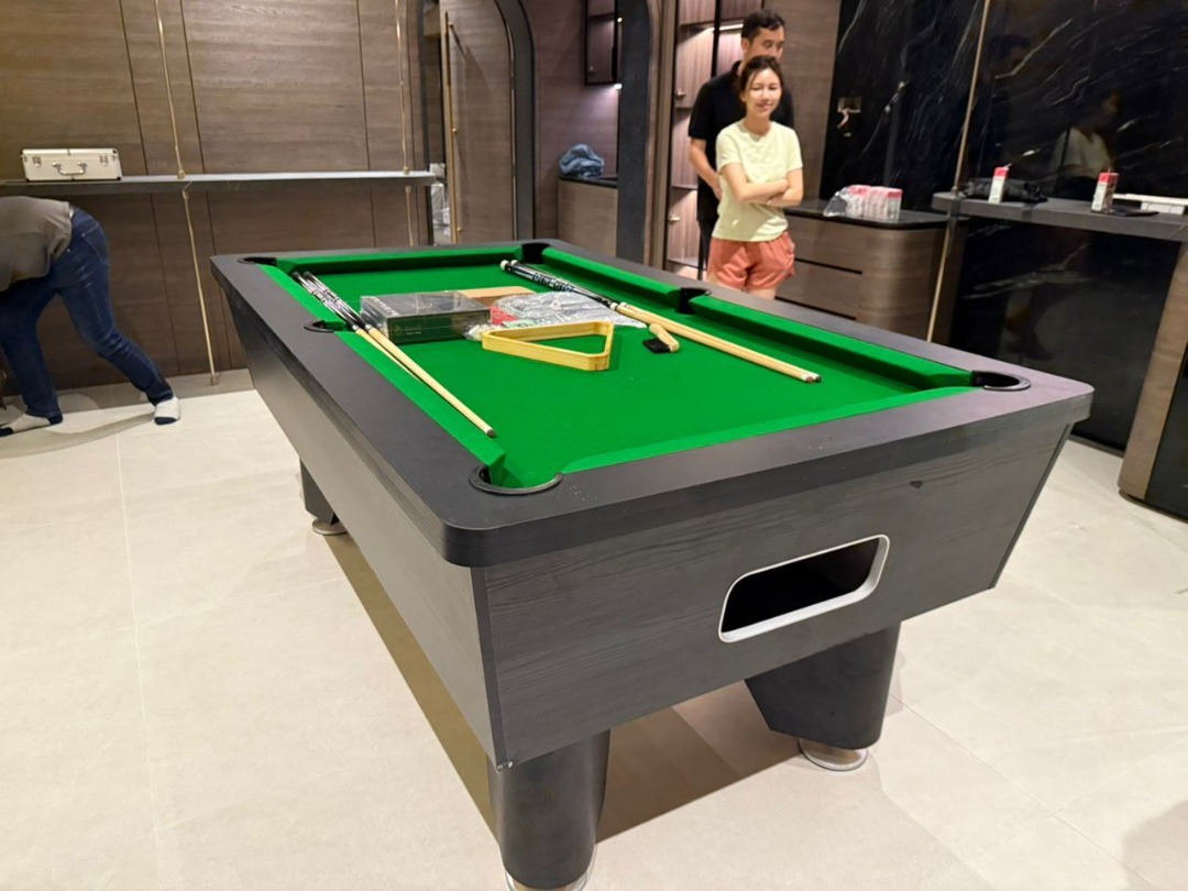 【Clear Stock】7ft x 4ft Marble Pool Table, Sports Equipment, Sports ...