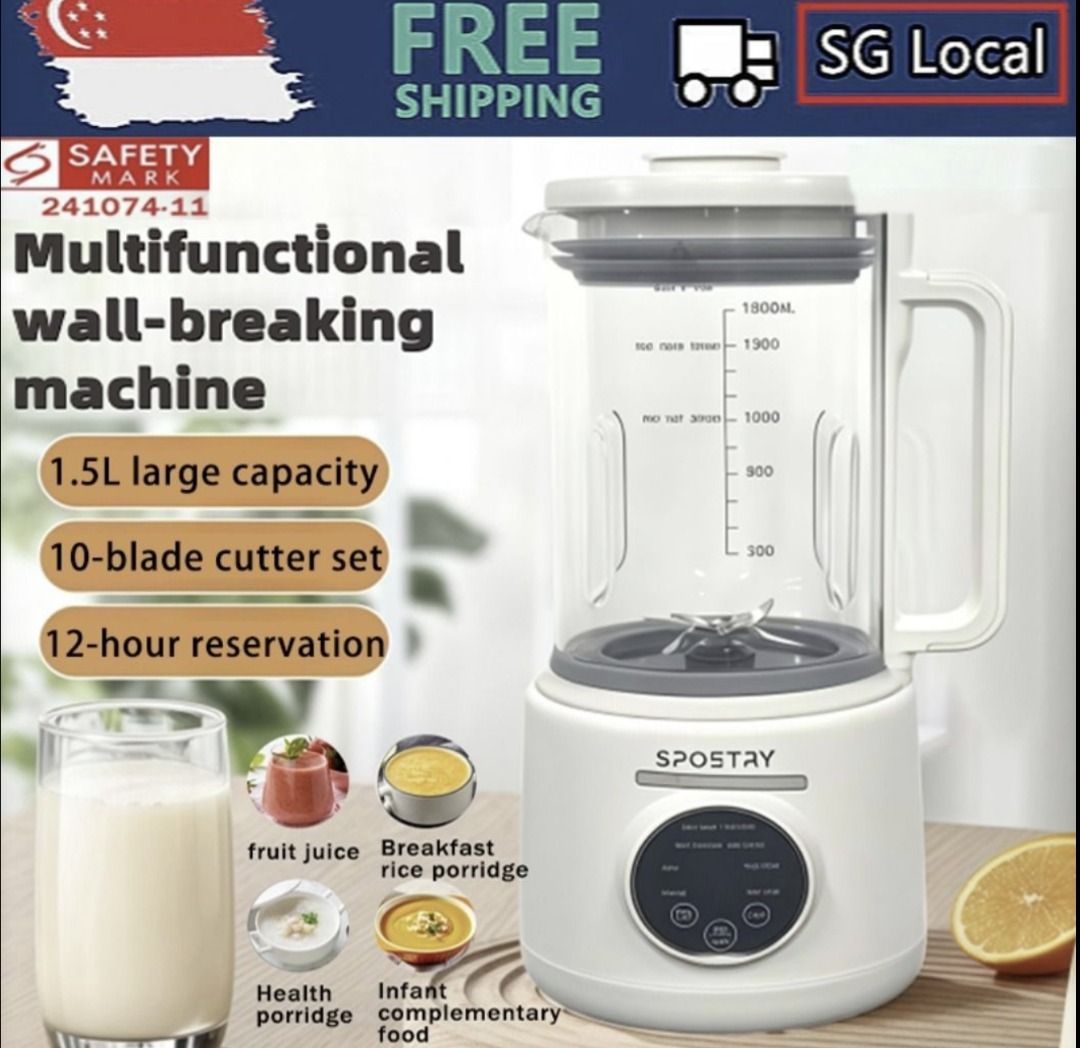 [Clearance] Multi-Function Hot & Cold Cooking Blender | Safety Mark ...