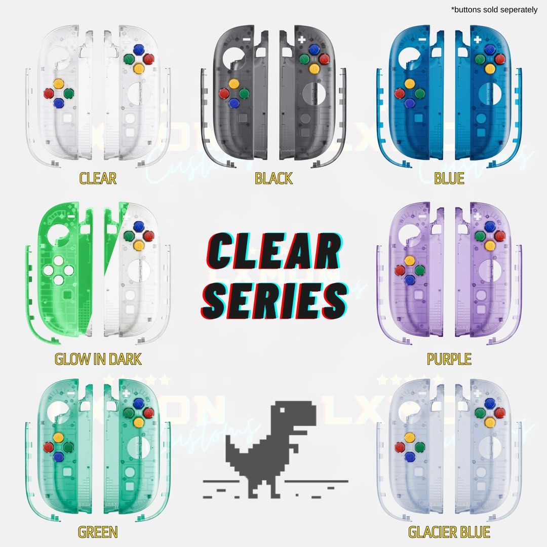 Custom Mod Basic Joycon Shells for Nintendo Switch 2 (Category: Cases & Covers) located in Singapore. Submitted by lxmoncustoms (Listing ID 1415417826, Image 2). Description: Custom Mod Basic Joycon Shells for Nintendo Switch 2 $70 for x1 Set NS2 Basic Joycon Shells With Installation. *buttons sold seperately Order On Demand & Appointment Basis Only. How To Order? PM Directly & Let Us Know Which Items You Want To Order. How Long Does The Shipping