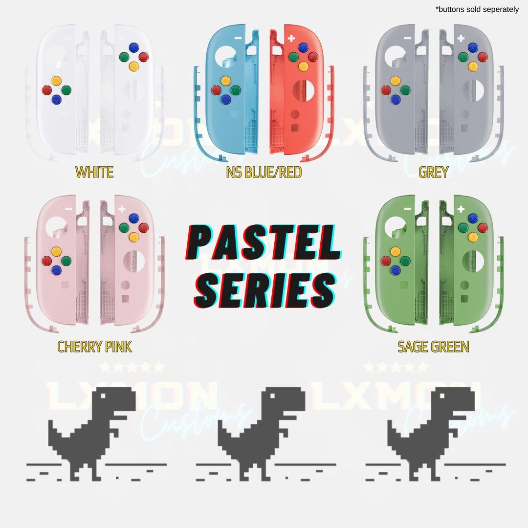 Custom Mod Basic Joycon Shells for Nintendo Switch 2 (Category: Cases & Covers) located in Singapore. Submitted by lxmoncustoms (Listing ID 1415417826, Image 3). Description: Custom Mod Basic Joycon Shells for Nintendo Switch 2 $70 for x1 Set NS2 Basic Joycon Shells With Installation. *buttons sold seperately Order On Demand & Appointment Basis Only. How To Order? PM Directly & Let Us Know Which Items You Want To Order. How Long Does The Shipping