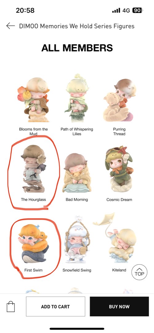 Dimoo First Awim DIMOO Memories We Hold Series - First Swim Figure, Hobbies & Toys, Toys ...