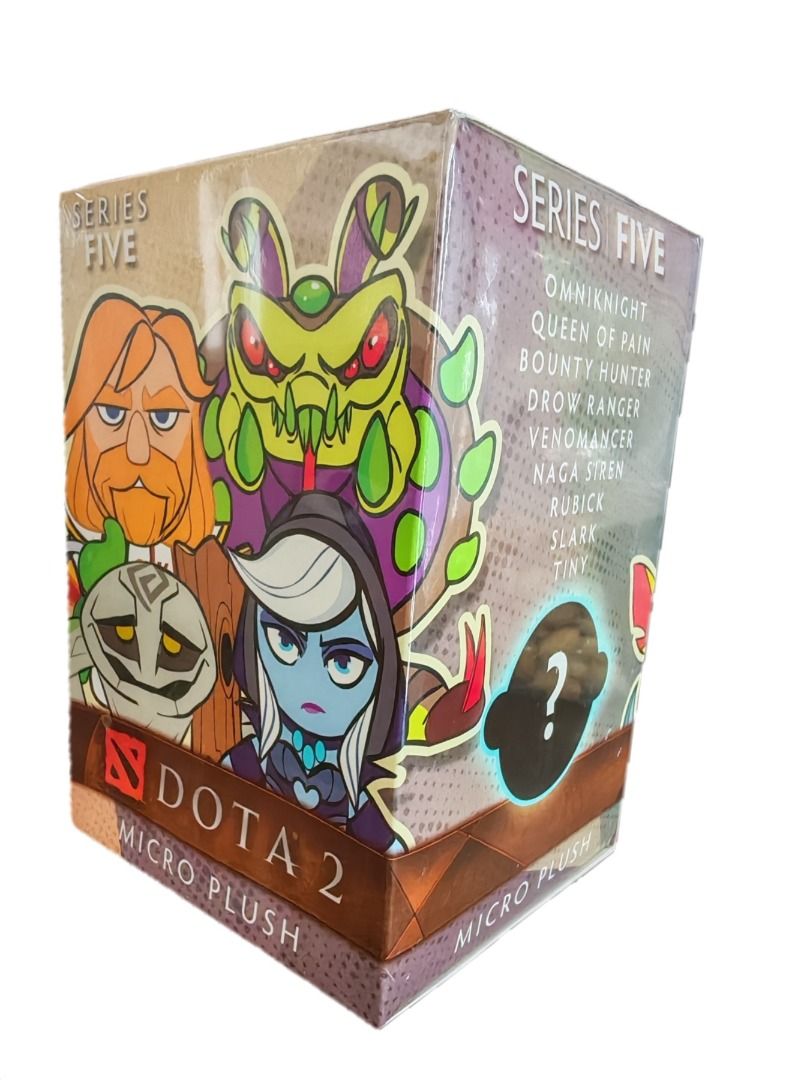 Dota 2 Micro Plush Series Five (Category: Plushies & Soft Toys) located in Quezon City. Submitted by vinylplus_3 (Listing ID 1415252750, Image 2). Description: - Dota 2 Micro Plush from Series Five! - Features characters like Omniknight, Queen of Pain, Bounty Hunter, and more! - Mystery character inside - who will you get? - Adorable micro plush size. - Perfect for Dota 2 fans and collectors! New: A brand-new, unused, unopened, undamaged item in 
