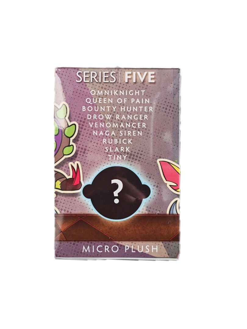 Dota 2 Micro Plush Series Five (Category: Plushies & Soft Toys) located in Quezon City. Submitted by vinylplus_3 (Listing ID 1415252750, Image 3). Description: - Dota 2 Micro Plush from Series Five! - Features characters like Omniknight, Queen of Pain, Bounty Hunter, and more! - Mystery character inside - who will you get? - Adorable micro plush size. - Perfect for Dota 2 fans and collectors! New: A brand-new, unused, unopened, undamaged item in 