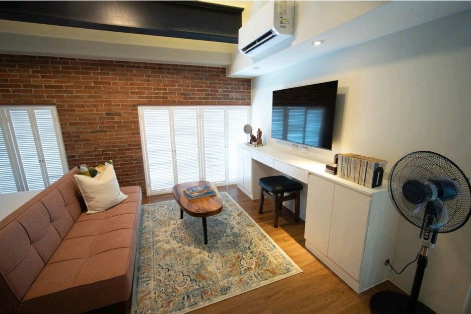 Eton Emerald 2br corner unit used as Airbnb (Category: Apartments & Condos) located in Quezon City. Submitted by sfrc2021 (Listing ID 1415337666, Image 1). Description: Corner Unit at Tower 1 69.31 sqm 2 bedrooms 2 toilet and bath earning $3,000 as Airbnb per month -- it will stop accepting reservations after February 14, 2026 1st floor 38sqm 2nd floor 33 sqm if you are looking for a home or an investment or to start an Airbnb, this is place for 