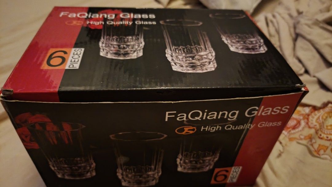Glass Set (Category: Coffee & Tea Tableware) located in Quezon City. Submitted by cheems_ (Listing ID 1415366278, Image 3). Description: for sale 2 pieces @ 350/set 600 if both set of 6 glass set never been used rfs: decluttering loc: pasig pm of interested.