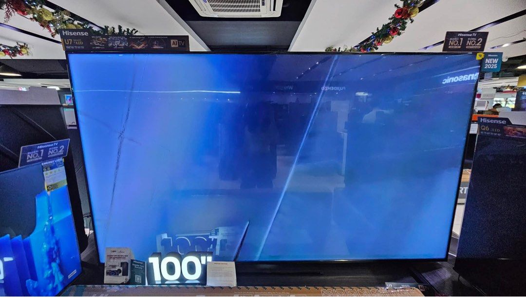 HISENSE LED SMART TV (Category: TV) located in Quezon City. Submitted by maryann5721 (Listing ID 1415408913, Image 2). Description: Hisense SMART GOOGLE TV 32A4N-9,200 43A4N - 12,800 55A6Q uhd vidaa - 20,800 65A6Q uhd vidaa -30,200 75A6Q uhd vidaa - 41,800 QLED VIDAA 43Q6Q - 18,000 50Q6Q - 21,000 55Q6Q -24,800 65Q6Q - 36,400 75Q6Q - 52,000 85Q6Q - 75,000 QLED GOOGLE 55Q7Q - 30,300 65Q7Q - 39,000 75Q7Q - 59,000 85Q7Q - 84,000 100Q7Q - 150,000 MINI