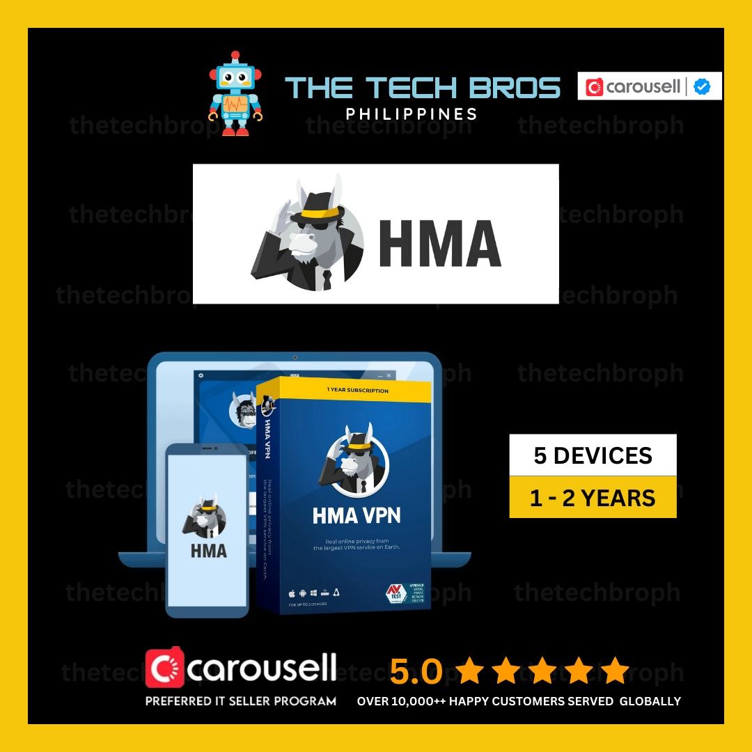 ⭐HMA Pro VPN - Official Code Redemption Gift Cards⭐️[Thetechbroph] (Category: Software) located in Manila. Submitted by thegamebroph (Listing ID 1415299816, Image 1). Description: 🔥 PRODUCT DESCRIPTION🔥 ✅ 100% Authentic Purchased from HMA itself! ✅ 100% No banned as it is Authentic and Original ✅ Activate on Own Account! ✅ Global Activation & Download from HMA Website ✅ Devices: PC, Android, Mac, IOS ✅ Not required to change any info, one-time 