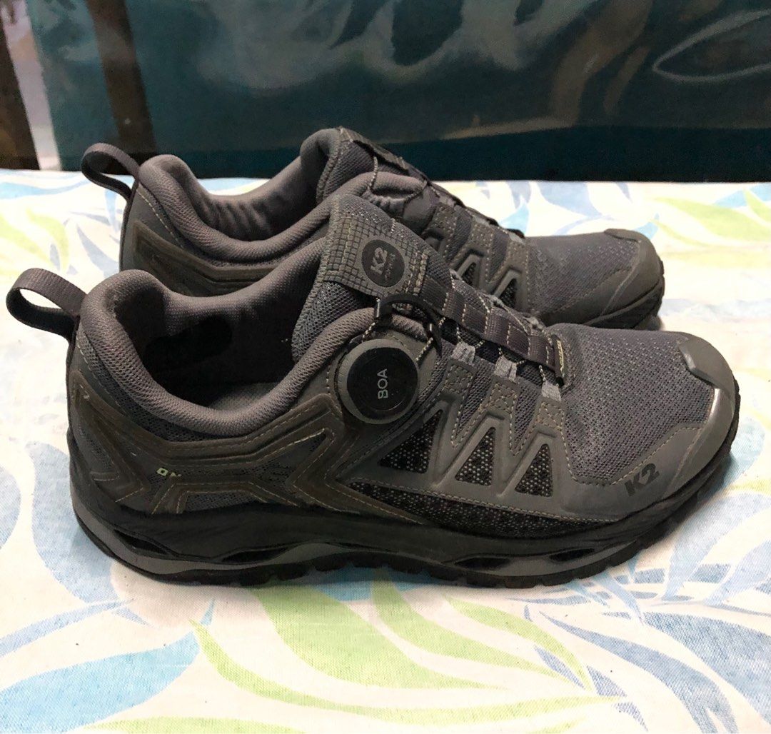 K2 Hiking Shoes With Boa Fit System (Category: Sneakers) located in Dumaguete. Submitted by raysthrift (Listing ID 1415352630, Image 1). Description: ✅K2 Hiking Shoes with Boa system -Size 40.5 -Excellent condition issee see last pic sign of usage.