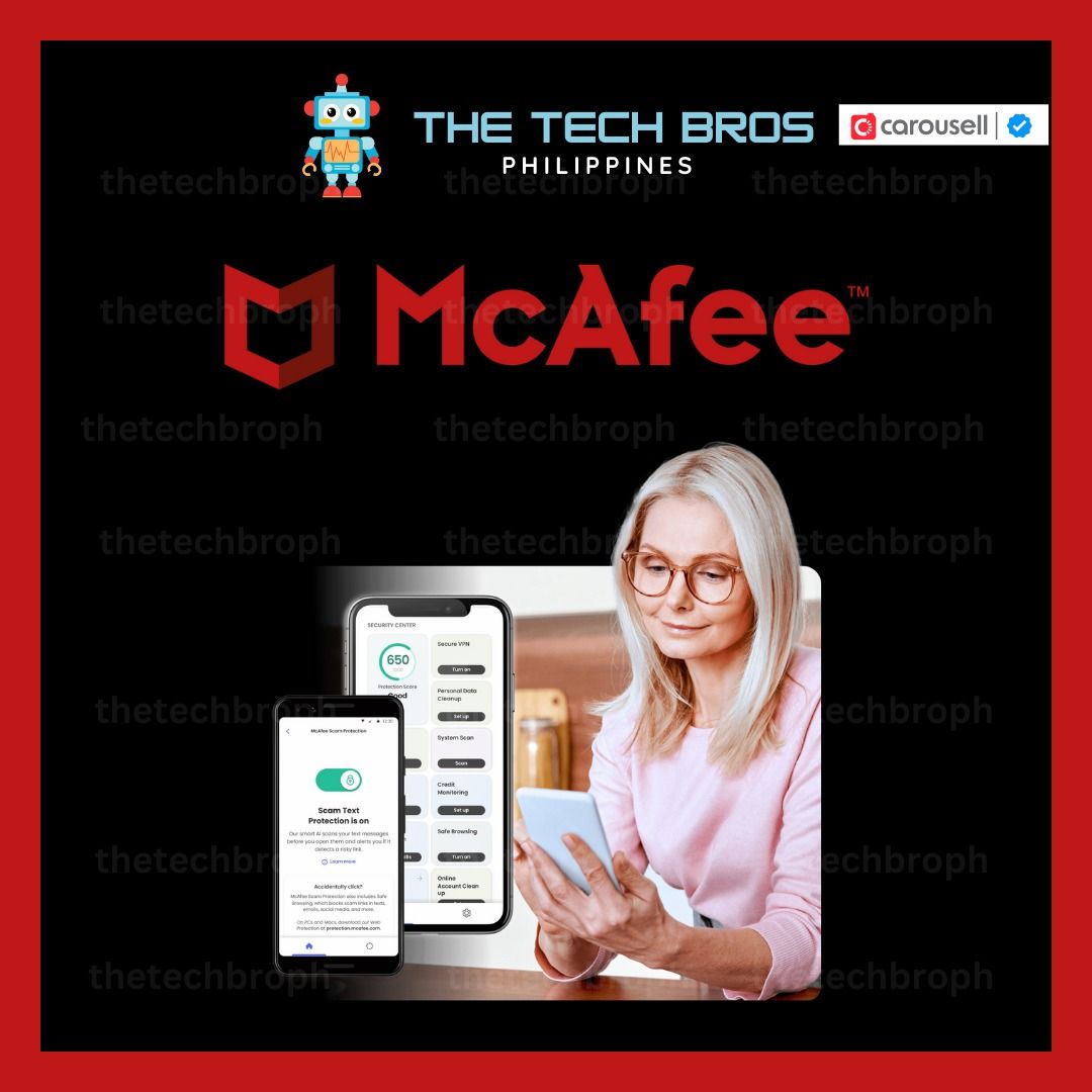 ⭐Mcafee Mobile Security Plus VPN - Official Code Redemption Gift Cards⭐️[Thetechbroph] (Category: Software) located in Manila. Submitted by thegamebroph (Listing ID 1415317480, Image 3). Description: 🔥 PRODUCT DESCRIPTION🔥 ✅ 101% Authentic Purchased from McAfee itself! ✅ 101% No banned as it is Authentic and Original ✅ Activate on Own Account! ✅ Global Activation & Download from McAfee Website ✅ Devices: Android, IOS ✅ Not required to change an