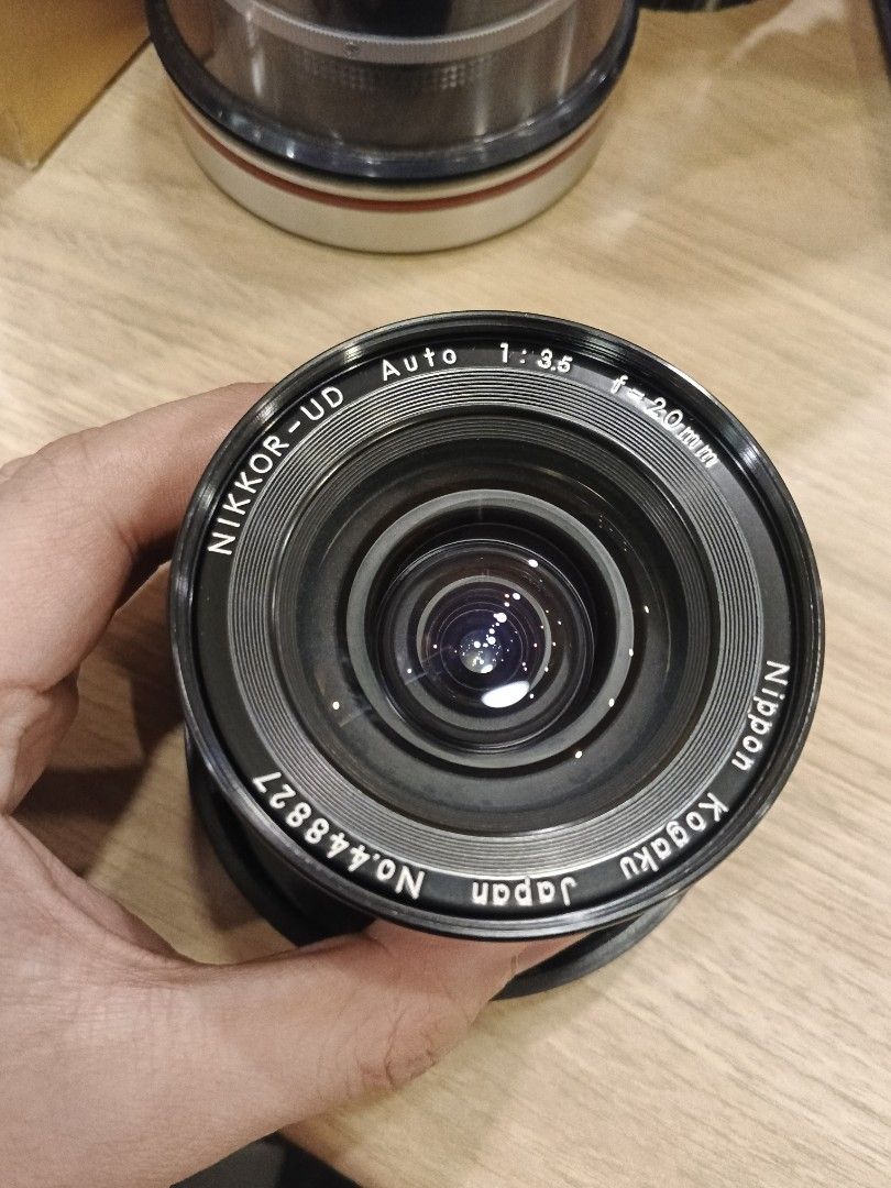 Nikkor-UD auto 20mm 3.5 (Category: Lens & Kits) located in Bacoor. Submitted by miggyv123 (Listing ID 1415409323, Image 1). Description: Comes with case. Meetup location: Edsa Shangrila.
