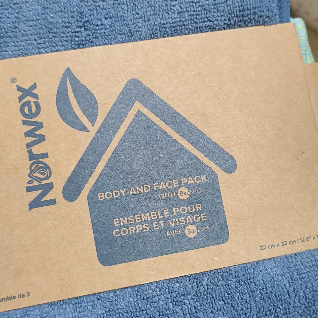 Norwex Body and Face Pack with BacLock Microfiber Towels, Furniture ...