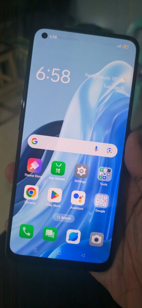 Oppo Reno 7 5G (Category: OPPO) located in Caloocan City. Submitted by ktag1238867847 (Listing ID 1415365851, Image 1). Description: sim: 2 nano sim display: amoled resolution: 1080x2400 pixels OS: ColorOS 13.1 chipset: mediatek dimensity 900 CPU: octa-core internal: 256gb 8gb ram + 4gb (additional) camera: 64mp (wide) 8mp (ultrawide) 2mp (macro) selfie cam: 32mp (wide) battery: Li-Po 4500mah charging: 65w wired color: startrails blue rfs: need f